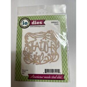 Impression Obsession Rubber Stamps Steel Dies DIE645-Y Faith